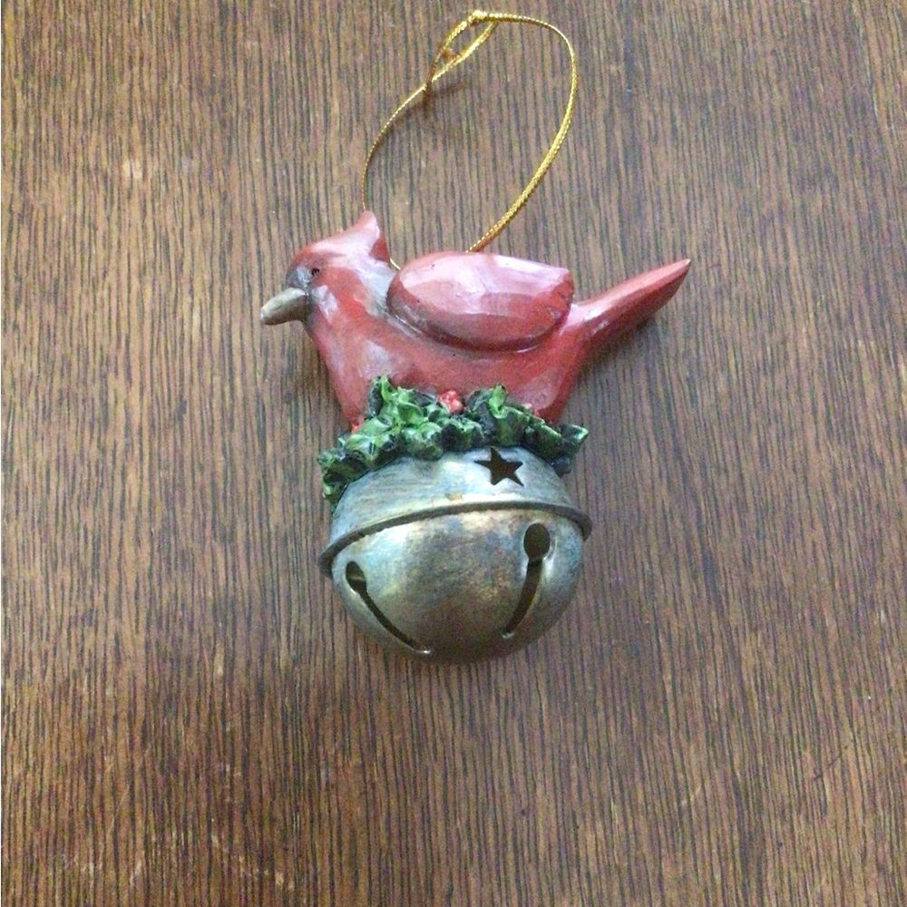 Red Cardinal Bell Ornament